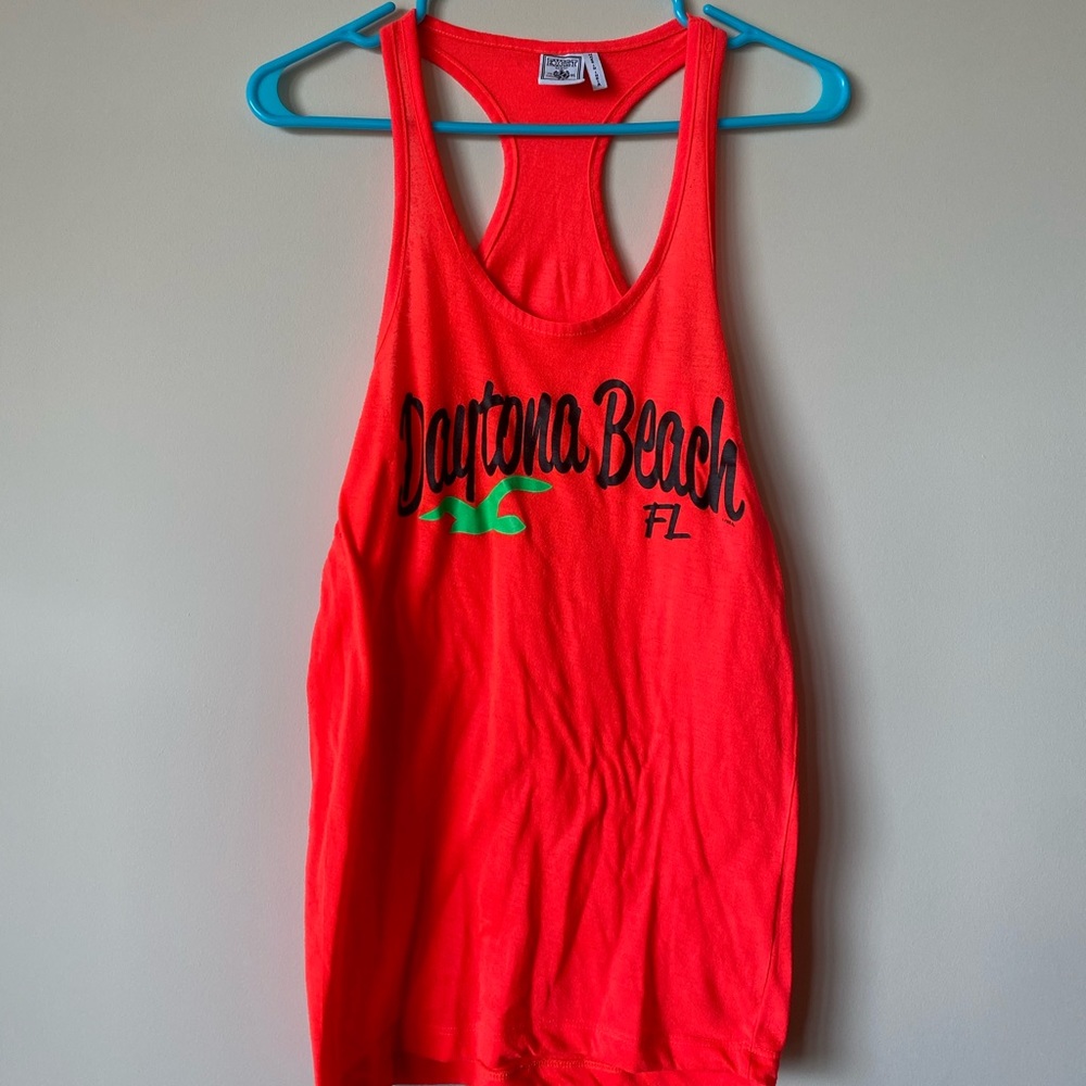 Bright coral Daytona Beach Tank Top